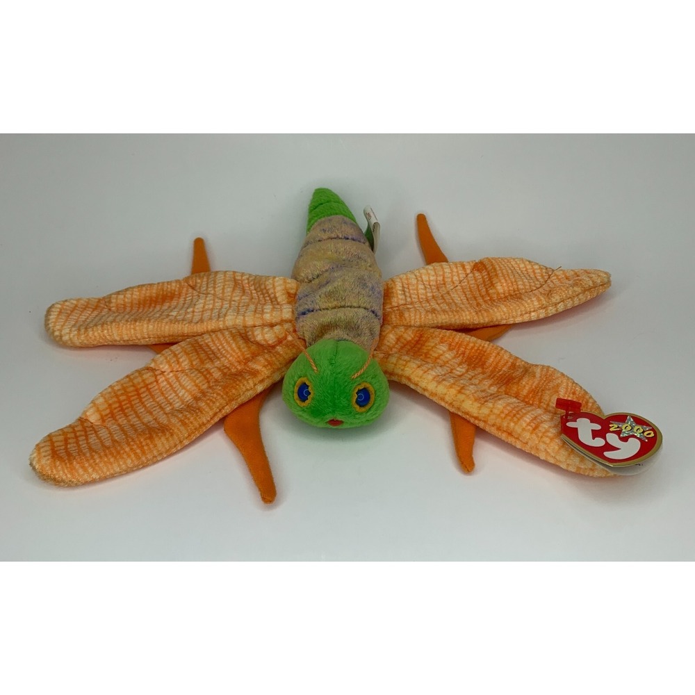 Glow - Lightning Bug - Ty Beanie Baby 2000 RETIRED Stuffed Bean Plush With Tags